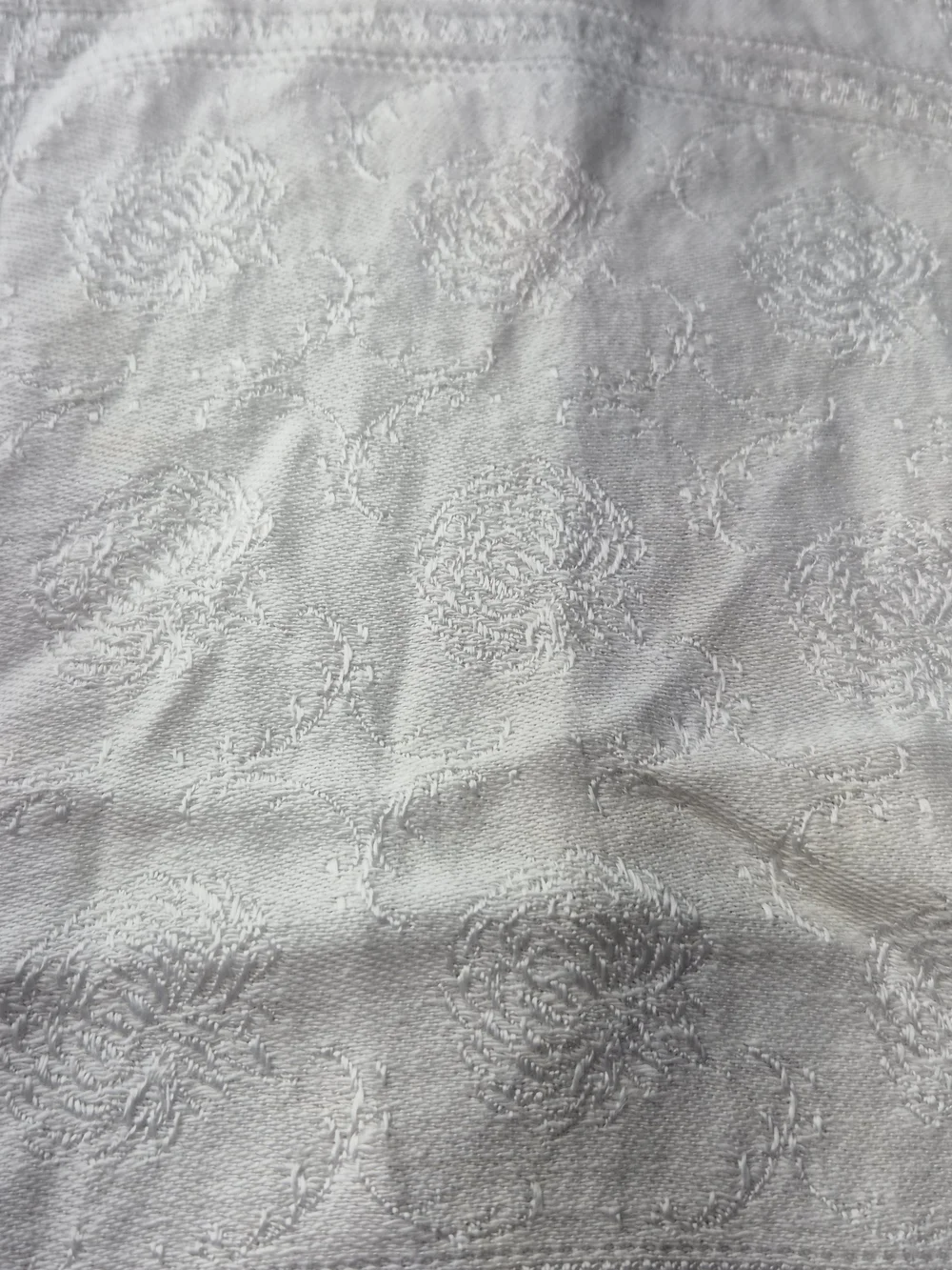 White Textured Cloth Napkins